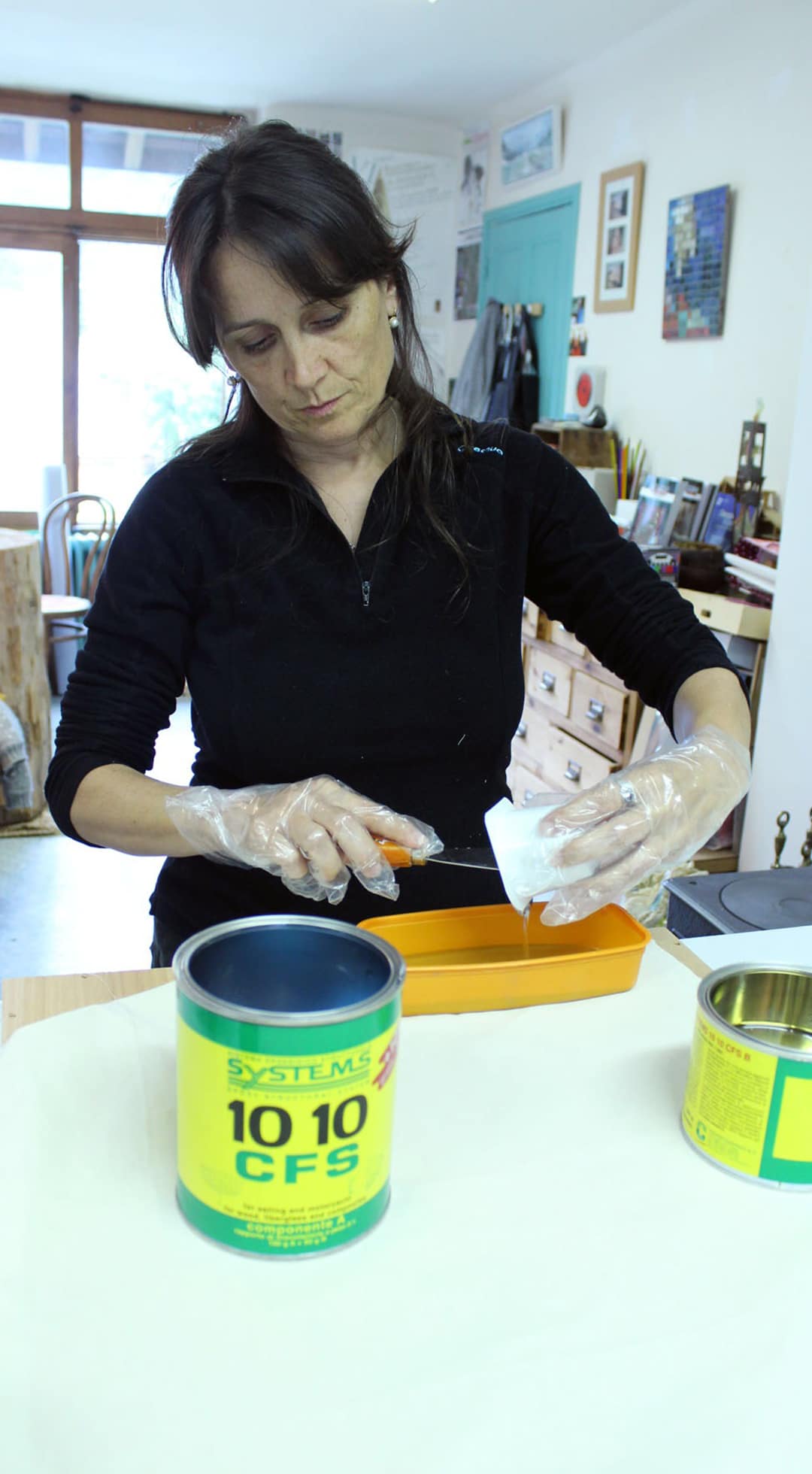 Valeria Ercolani al lavoro